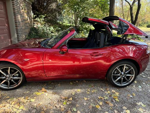 Red 2021 Mazda MX-5 Miata RF Grand Touring