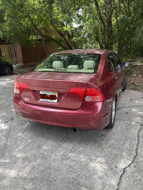 Red 2007 Honda Civic EX