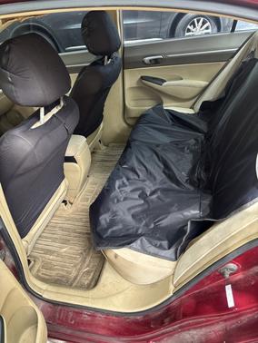 Red 2007 Honda Civic EX