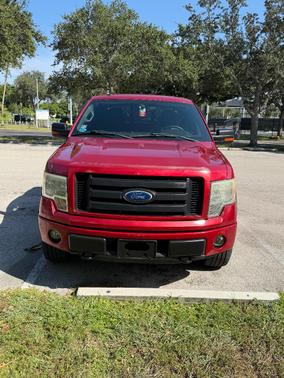 Red 2010 Ford F-150 FX4 SuperCab
