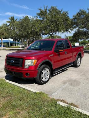 Red 2010 Ford F-150 FX4 SuperCab