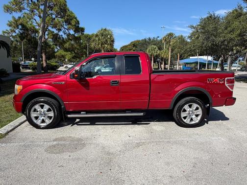 Red 2010 Ford F-150 FX4 SuperCab