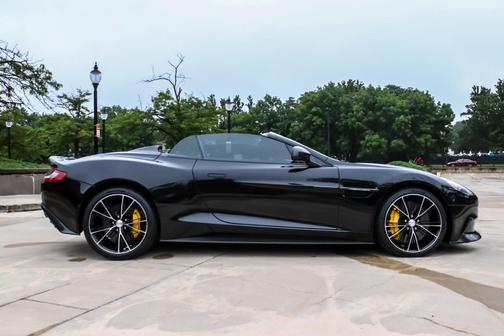 Black 2015 Aston Martin Vanquish Volante