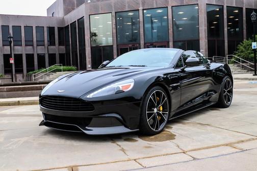 Black 2015 Aston Martin Vanquish Volante