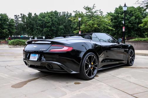 Black 2015 Aston Martin Vanquish Volante