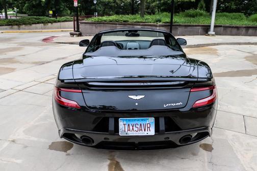 Black 2015 Aston Martin Vanquish Volante
