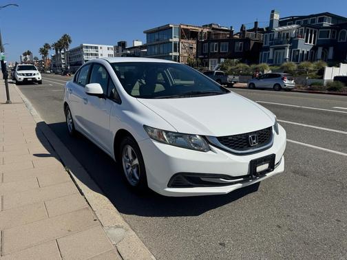 White 2013 Honda Civic Natural Gas