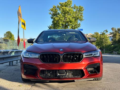 Red 2021 BMW M5 Base