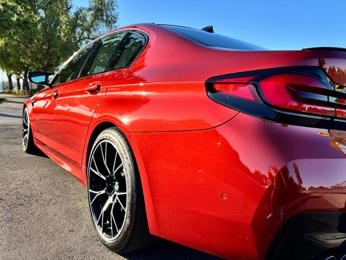 Red 2021 BMW M5 Base