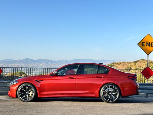 Red 2021 BMW M5 Base