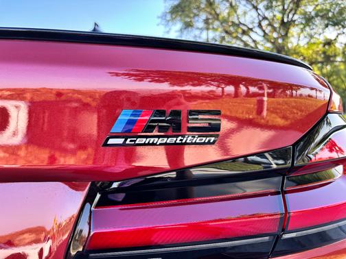 Red 2021 BMW M5 Base