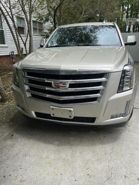 Beige 2017 Cadillac Escalade ESV Luxury