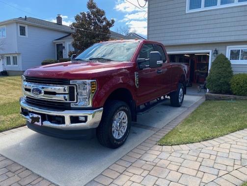 Red 2019 Ford F-250 XLT