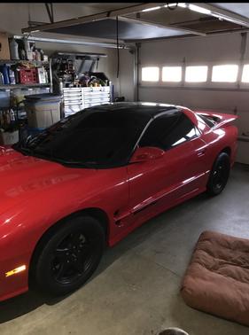 Red 2001 Pontiac Firebird Trans Am