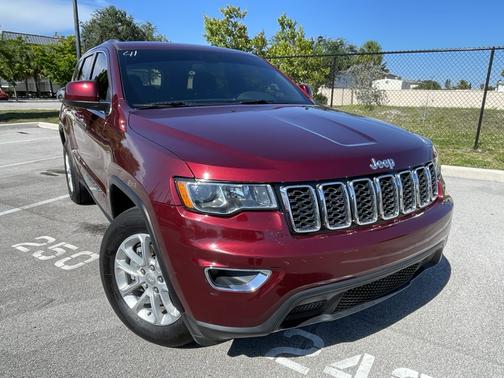 Red 2021 Jeep Grand Cherokee Laredo