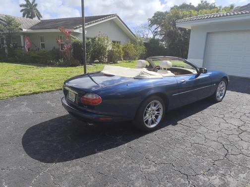 Blue 2002 Jaguar XK8 Base