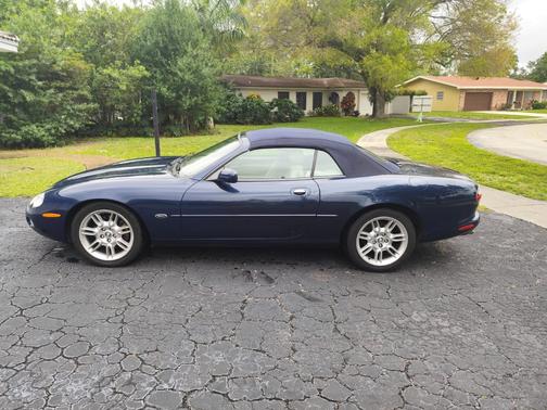 Blue 2002 Jaguar XK8 Base