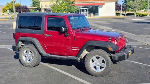 Red 2013 Jeep Wrangler Sport