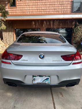 Silver 2015 BMW 650 Gran Coupe i xDrive