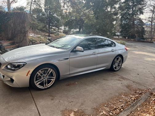 Silver 2015 BMW 650 Gran Coupe i xDrive