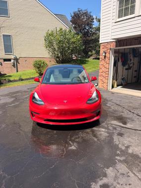 Red 2022 Tesla Model 3 Performance