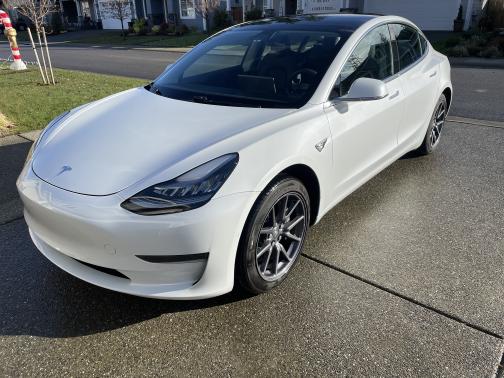 White 2019 Tesla Model 3 Standard Range Plus