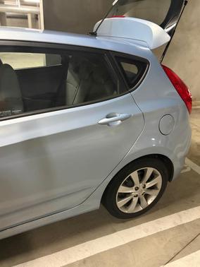 Blue 2013 Hyundai Accent SE