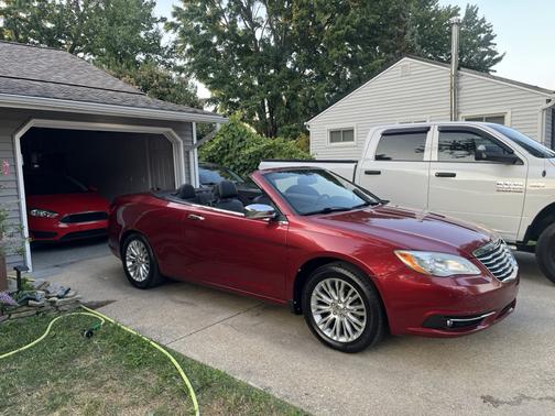 Red 2011 Chrysler 200 Limited