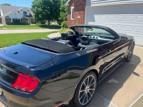 Black 2018 Ford Mustang EcoBoost Premium