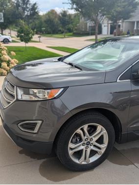 Gray 2018 Ford Edge Titanium