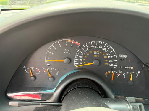 Red 1996 Pontiac Firebird Trans Am