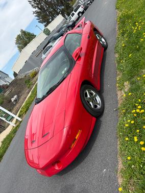 Red 1996 Pontiac Firebird Trans Am