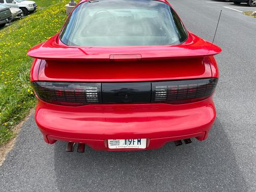 Red 1996 Pontiac Firebird Trans Am