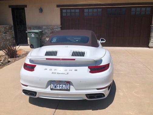 White 2017 Porsche 911 911 Turbo S Cabriolet