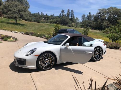 White 2017 Porsche 911 911 Turbo S Cabriolet