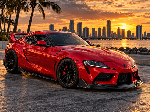 Red 2020 Toyota GR Supra 3.0 Premium Launch Edition