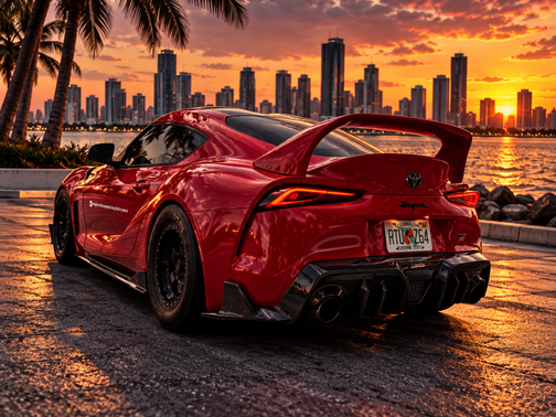 Red 2020 Toyota GR Supra 3.0 Premium Launch Edition
