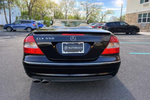 Black 2008 Mercedes-Benz CLK-Class CLK550