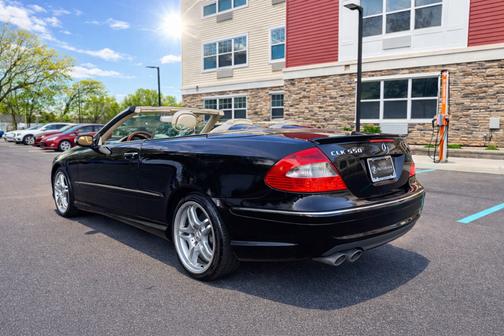 Black 2008 Mercedes-Benz CLK-Class CLK550
