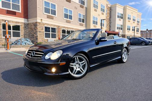 Black 2008 Mercedes-Benz CLK-Class CLK550
