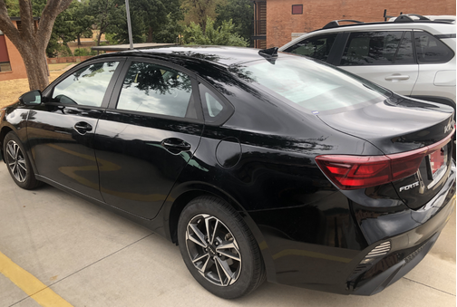 Black 2024 Kia Forte LXS