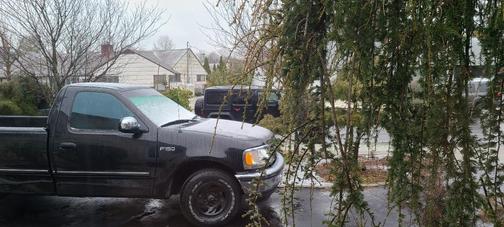 Black 1997 Ford F-150 XLT