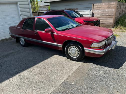 Red 1995 Buick Roadmaster Base
