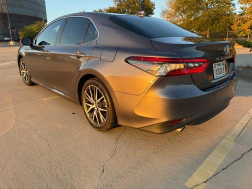 Gray 2024 Toyota Camry Hybrid XLE