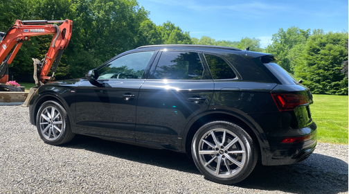 Black 2023 Audi Q5 e 55 S line Premium Plus