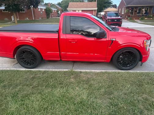 Red 2021 Ford F-150 XL