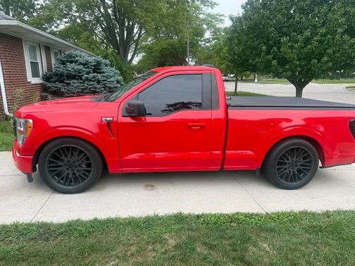 Red 2021 Ford F-150 XL