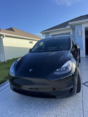Black 2025 Tesla Model Y Long Range AWD