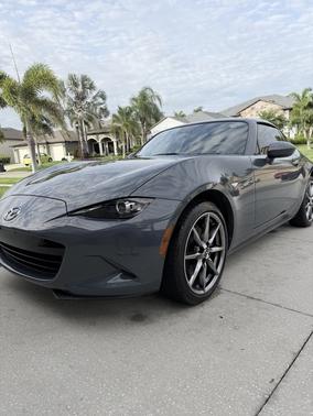 Gray 2021 Mazda MX-5 Miata RF Grand Touring