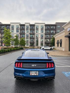 Blue 2018 Ford Mustang GT